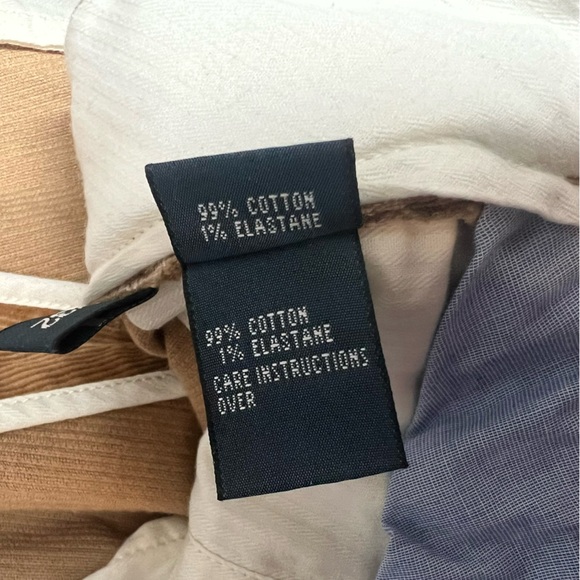 Polo Ralph Lauren Pants Mens 34x32 Brown Corduroy Chino Slim Fit Stretch 36x31 - Picture 8 of 11